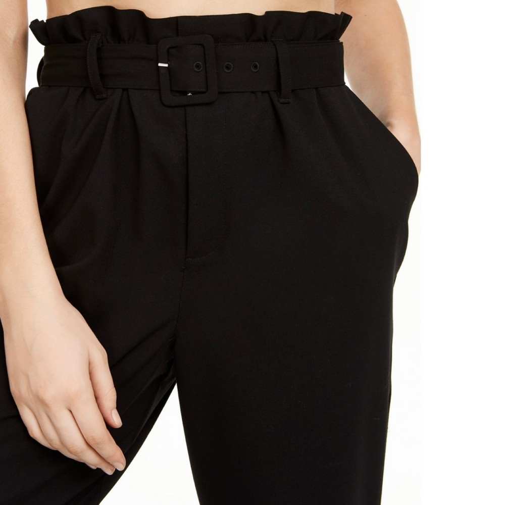 Danielle Bernstein For Macy’s “WeWoreWhat” Paperbag Waist Black Pants XL NWT - Picture 5 of 8